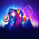 Promo pic for Disneyland Paris' Avengers: Power the Night show.